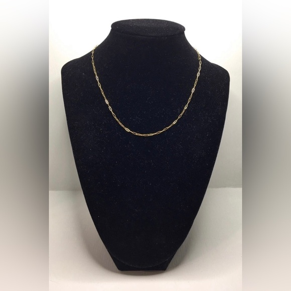Victorian 14k peanut link necklace